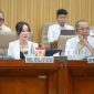 Kepala BP Batam Amsakar Achmad bersama Wakil Kepala BP Batam li claudia Chandra rapat bersama Komisi VI DPR RI. F/Dok Humas BP BATAM.