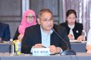 Ketua Umum JMSI, Dr. Teguh Santosa, menyampaikan pandangan dalam pertemuan meja bundar media Asia Selatan dan Asia Tenggara yang digelar All China Journalists Association (ACJA) di Kunming, Provinsi Yunnan, Tiongkok, Selasa (14/7/2026).F/Istimewa