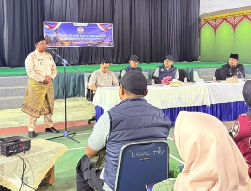 Camat Siantan Buka Sosialisasi Cinta, Bangga, dan Paham Rupiah di Tarempa (dok/photo)