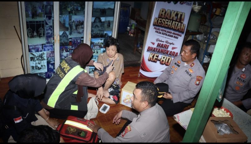 Polres Anambas Gelar Bakti Kesehatan Sambut HUT Bhayangkara ke-80 (dok/rls)