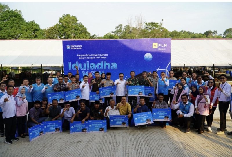 PLN Batam Berbagi Kebahagiaan Idul Adha, Salurkan 18 Sapi dan 50 Kambing Kurban (dok/photo)