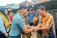 Wabup Raja Bayu Sambut Danlanudal Matak (dok/photo)