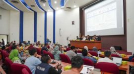 apat Koordinasi dan Sosialisasi Pengembangan Aplikasi Super Apps BP Batam di Conference Hall Gedung Pusat Teknologi Informasi BP Batam, Jumat (31/7/2026). F/ BP BATAM.