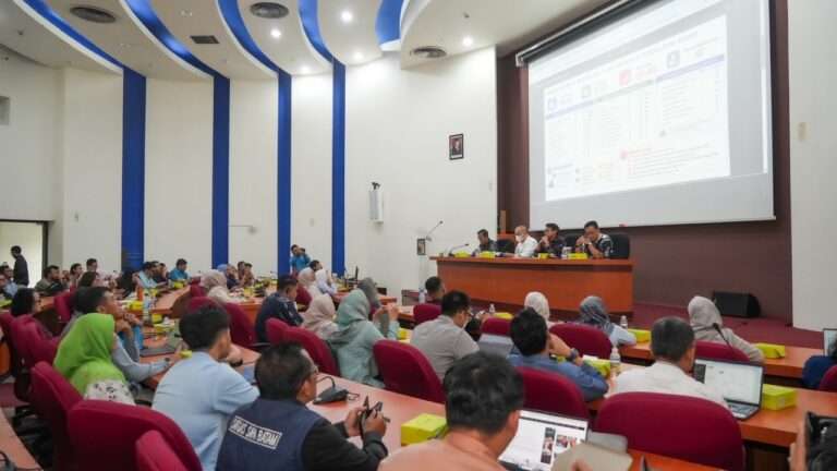 apat Koordinasi dan Sosialisasi Pengembangan Aplikasi Super Apps BP Batam di Conference Hall Gedung Pusat Teknologi Informasi BP Batam, Jumat (31/7/2026). F/ BP BATAM.