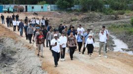 Badan Pengusahaan (BP) Batam terus mengawal persiapan pembangunan Sekolah Rakyat Merah Putih yang berlokasi di Rempang. F/ Dok BP BATAM