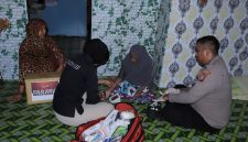 Kapolres Anambas dan Petugas Kesehatan (ket.photo)