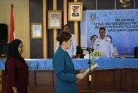 Ketua TP-PKK Ny.Sinta Aneng  (dok/photo)