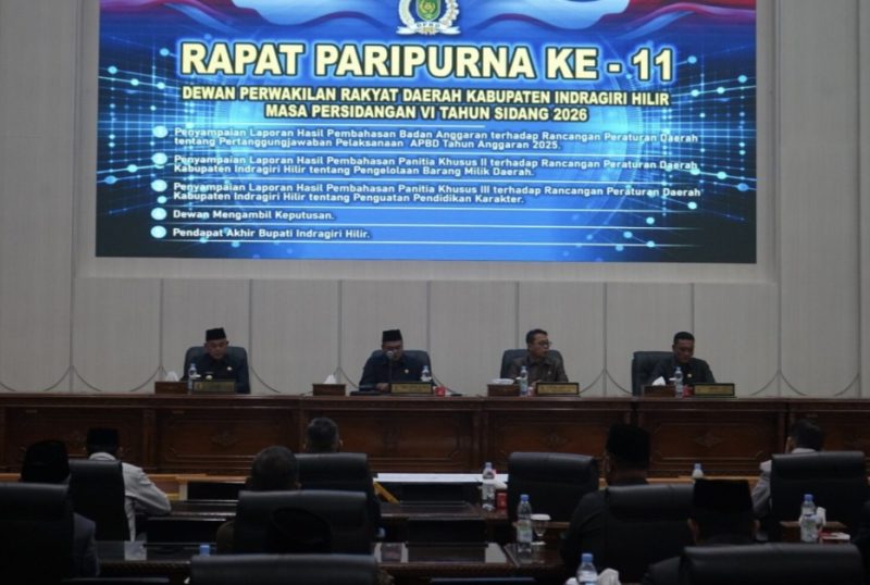 Rapat Paripurna DPRD Inhil (dok/photo)