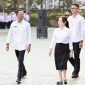 Wali Kota Batam, Amsakar Achmad, bersama Wakil Wali Kota Batam, Li Claudia Chandra, menghadiri apel gabungan di Dataran Engku Putri, Batamcentre, Rabu (2/9/2026). 
