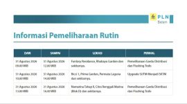 PLN Batam Lakukan Pemeliharaan Listrik 