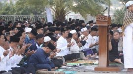 Pemda dan warga Anambas Salat Istisqa (dok/photo)