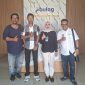 Ketua dan anggota PJS Kepri serta Kacab Bulog Batam (dok/photo)