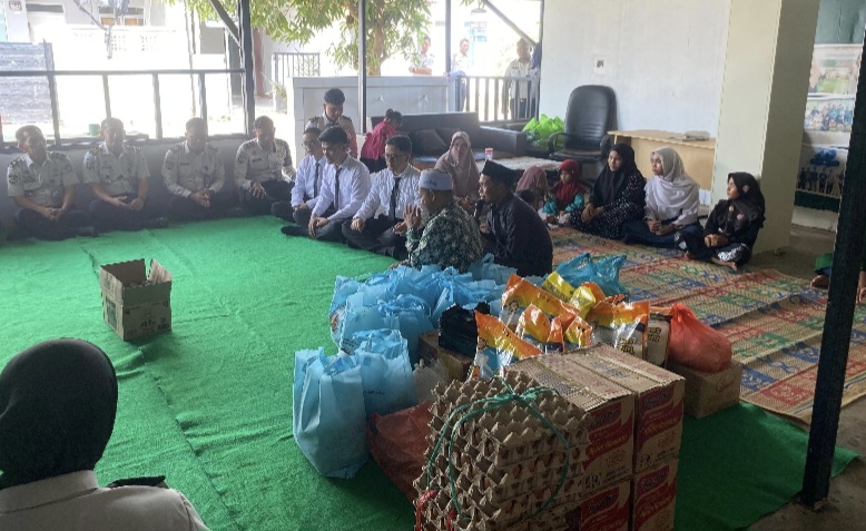 jajaran Rutan Kelas IIA Batam bersama UPT Pemasyarakatan gelar aksi sosial (dok/photo)