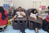 Rutan Batam Bersama UPT Pemasyarakatan se-Kota Batam Gelar Donor Darah (dok/photo)