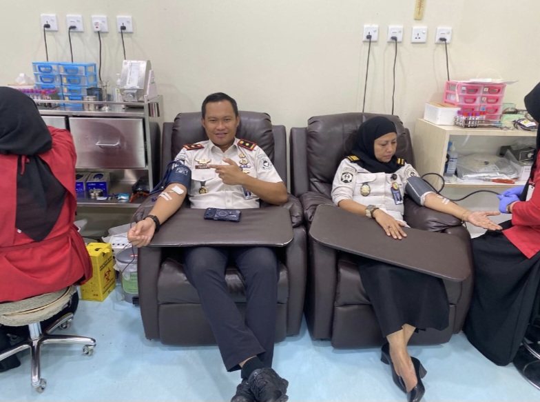 Rutan Batam Bersama UPT Pemasyarakatan se-Kota Batam Gelar Donor Darah (dok/photo)