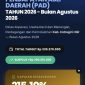 Surplus PAD Agustus 2026 (dok/photo)