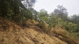 Lokasi Lonsor Akibat Cut n Fill (ket/photo)