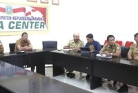 Sekda Anambas Ikuti Rapat Virtual Komisi II DPR RI (ket/photo)