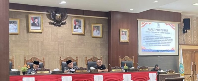 Rapat Paripurna Anggota DPRD Anambas (ket/photo)