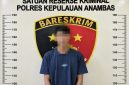 Tersangka Inisial R (ket/photo)