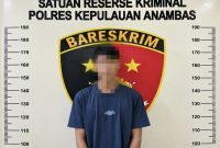 Tersangka Inisial R (ket/photo)