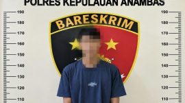 Tersangka Inisial R (ket/photo)