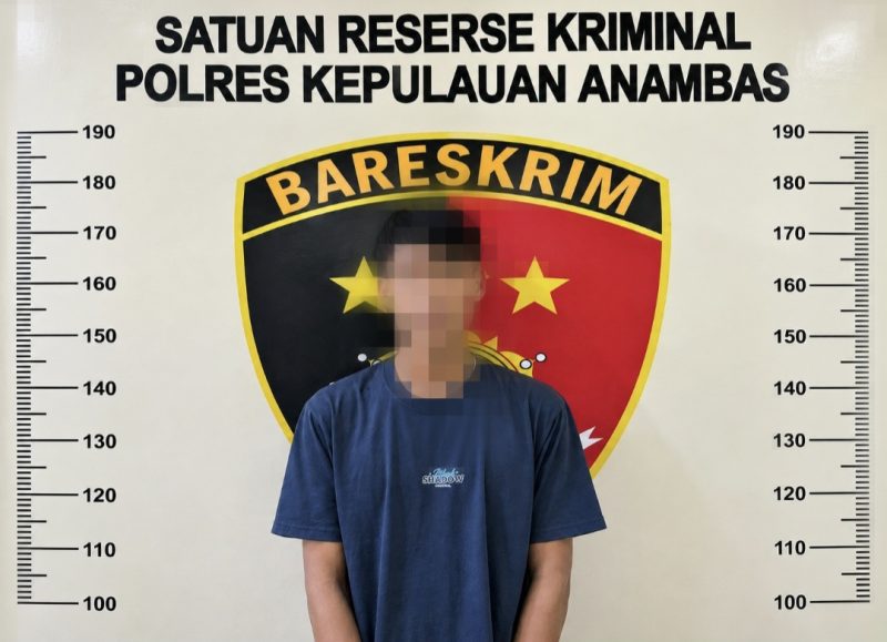 Tersangka Inisial R (ket/photo)