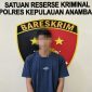 Tersangka Inisial R (ket/photo)