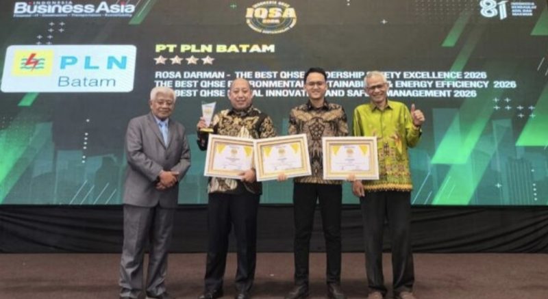 PLN Batam Raih 3 Penghargaan IQSA 2026 (ket/photo)