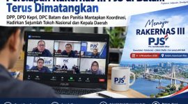 PJS Rapat Koordinasi lewat Zoom (ket/photo)