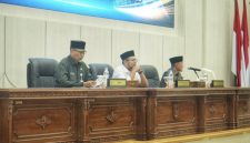 Sekda Hadiri Paripurna Wakili Bupati Inhil (Ket/photo)