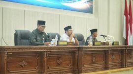 Sekda Hadiri Paripurna Wakili Bupati Inhil (Ket/photo)