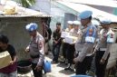 Sambu HUT Ke-24 Propam  Polri dengan Bagikan Sembako (ket/photo)