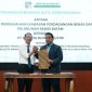 Kepala BP Batam Amsakar Achmad dan Presdir. PT Galang Bumi Industri, Akhmad Ma’ruf Maulana (ket/photo)
