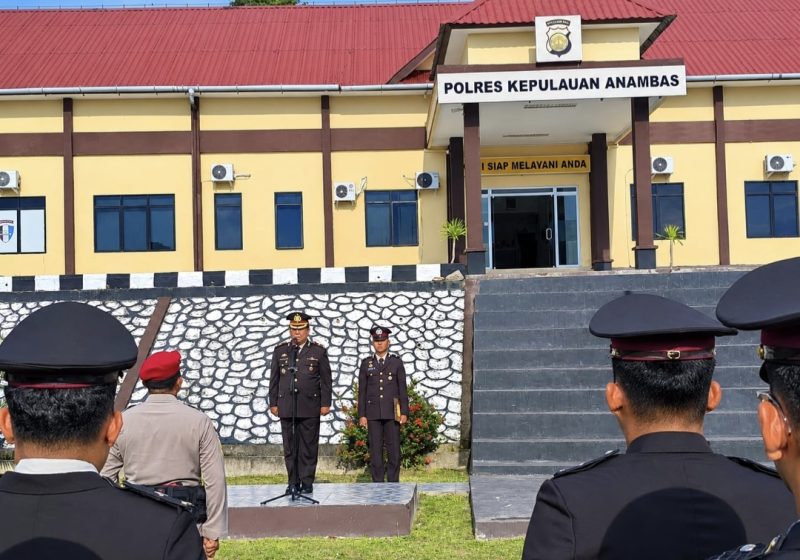 Polres Anambas Gelar Upacara Hari Kesaktian Pancasila (ket/photo)