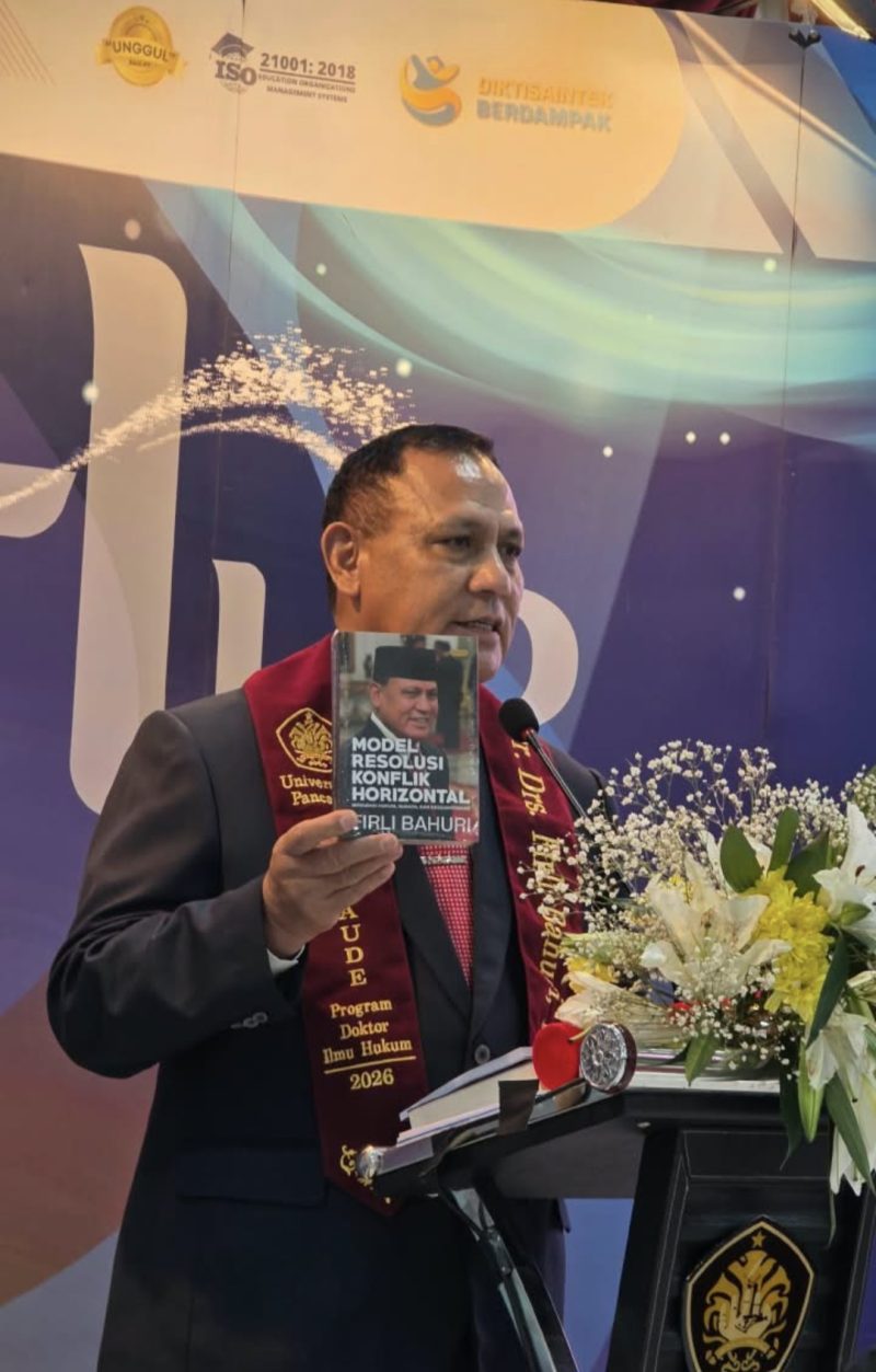 Mantan Ketua KPK Komjen Pol.Purn. Firli Bahuri Dapat Gelar Doktor (ket/photo)