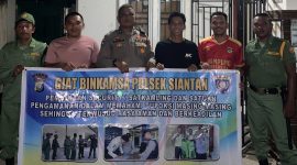 Polsek Siantan Hidupkan Satkamling Jelang Pilkades Serentak (ket/photo)