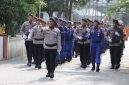 Polres Anambas Tampilkan Parade dan Devile sambut HUT TNI Ke-81 (ket/photo)