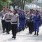 Polres Anambas Tampilkan Parade dan Devile sambut HUT TNI Ke-81 (ket/photo)
