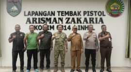 Peresmian Lapangan Tembak Pistol Arisma Zakaria