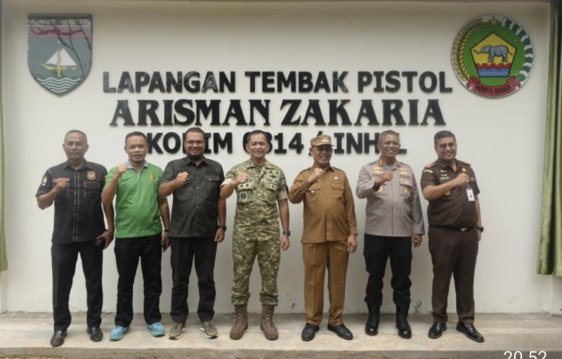 Peresmian Lapangan Tembak Pistol Arisma Zakaria
