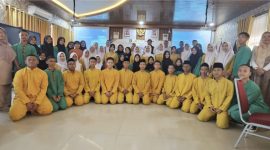 PLN dan Posmetro serta Siswa SMKN 7 Batam (ket/photo)