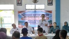 Kelurahan Tarempa Terima Bantuan Sembako Presiden (ket/photo)