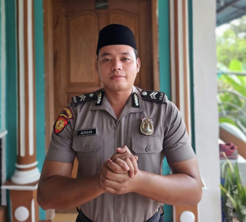 Briptu Alfalah Anggota Polsek Siantan Polres Anambas (ket/photo)